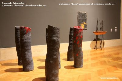 Giancarlo Sciannella, Foresta 1993 et Enea 2011.JPG